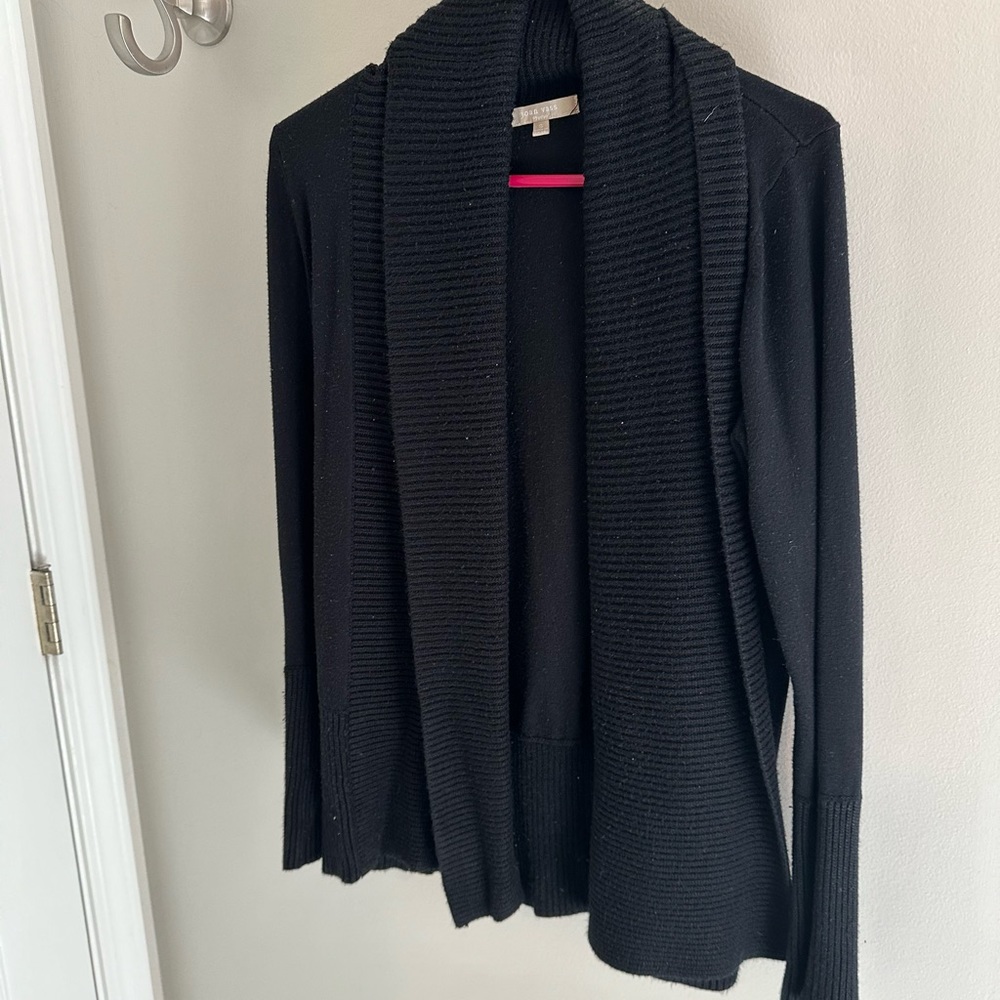 Black cowl neck sweater, women’s medium